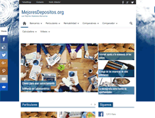 Tablet Screenshot of mejores-depositos.org